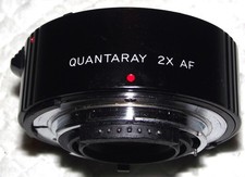 QUANTARAY AUTO FOCUS 2X CONVERTER FOR NIKON AUTO FOCUS CAMERAS