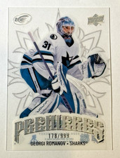 2024-25 Upper Deck Ice Premieres Clear Cut Rookie 178/999 #159 - Georgi Romanov