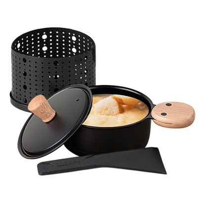 Dynaeuty Tragbare Raclette Käse Schmelzform, Antihaft Backblech Silber 