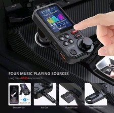 BT93 Bluetooth FM Transmitter Car MP3 Player USB Hands Free Bass Treble