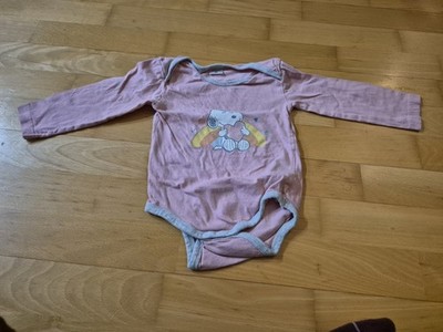 Mädchen Body Gr. 86 Rosa Peanuts Gebraucht, Guter Zustand