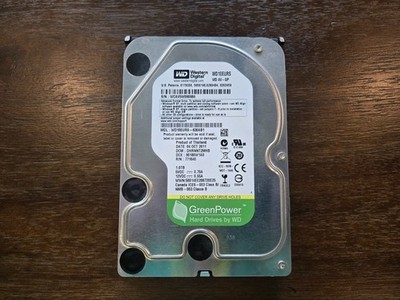 Western Digital 1TB Hard Drive WD10EURS-630AB1 5.4K RPM 64MB 3Gb/s SATA 3.5''