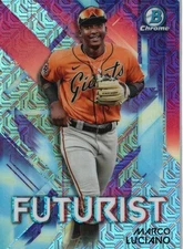 2021 Bowman #FUT-ML Marco Luciano Chrome Futurist Mojo Refractor