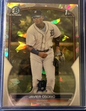 2023 Bowman - Chrome Prospects Javier Osorio #BCP-4 Atomic Refractor (RC)