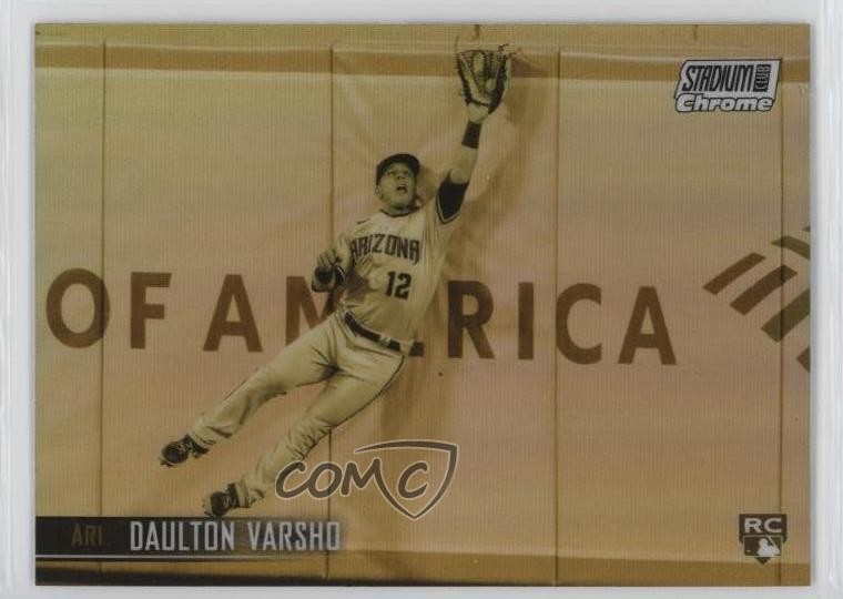 2021 Topps Stadium Club Chrome Gold Minted Daulton Varsho #168 0q3