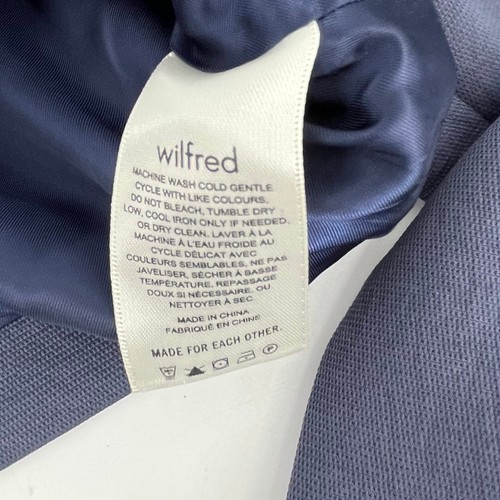 Aritzia Wilfred Little Cropped Jacket Purple Collared Polyester Women's M - Bild 8 von 10