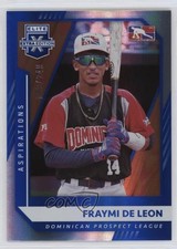 2021 Panini Elite Extra Edition Aspirations Blue /249 Fraymi De Leon #177 0nr3