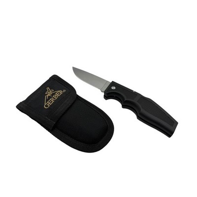 Gerber EAB Lite Folding Pocket Knife Utility Blade USA Made w/ Sheath