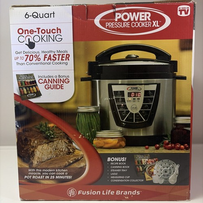 #ad #ad Power Pressure Cooker XL 6 Qt Open Box Tested and in Working Condition $149.95