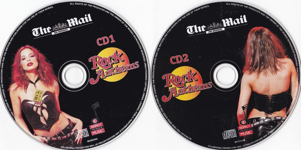 ROCK ANTHEMS ( THE MAIL ON SUNDAY Newspaper Double Album ) - Bild 3 von 3