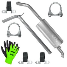 Schalldämpferset Auspuff für Skoda Fabia 2 II Fließheck Limo 1.2 1.4 1.6 1.9 TDI