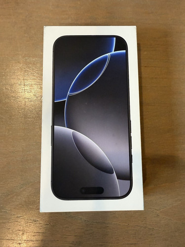 Apple iPhone 16 Pro Black Titanium 128gb Box ONLY