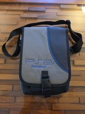 Official Sony PlayStation PS2 Travel Bag Rare Soft Case Black Gray