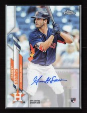 2020 Topps Chrome Update #USA-GS Garrett Stubbs Autographs Refractor Rookie
