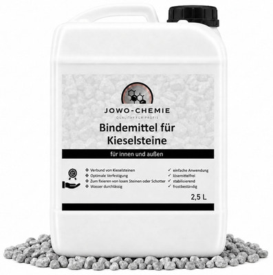 Mulch und Kies Bindemittel  Gartenwege Vorgärten Schotter Split Kiesbinder Stein
