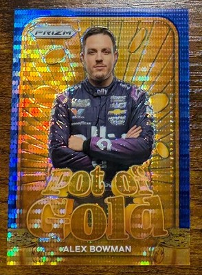 Alex Bowman - NASCAR - 2024 Panini Prizm - Pot of Gold - Blue Pulsar Prizm /75