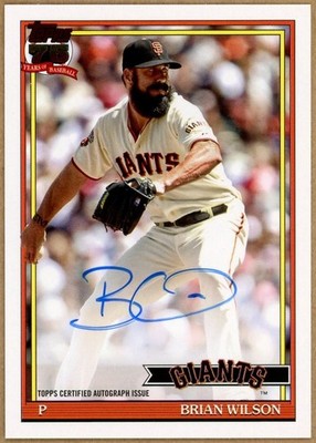 2026 Topps '91 Topps Autographs #91ABWI Brian Wilson | eBay