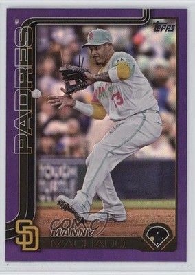 2025 Topps Series 1 Purple Rainbow 57/250 Manny Machado #215 1sa3