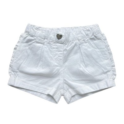 Chicco Mädchen Shorts kurz weiß mit Rüschen 62