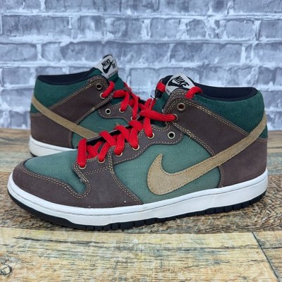 Nike Dunk SB Patagonia  Noble Green Gold Oak  314383-302 Mens Size 9 Rare