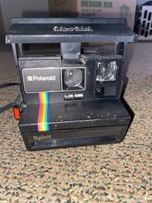 Polaroid Spirit 600 Land Camera Vintage Instant Film Camera, Black
