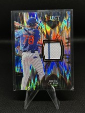 2024 Panini Select #SPK-OC Owen Caissie Sparks Relics Prizm Cubs