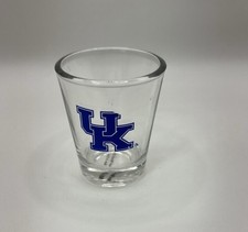 University of Kentucky Wildcats Shot Glass Blue Clear