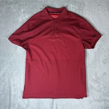 NIKE Dri-Fit TIGER WOODS ADV Blade Golf Polo Shirt Men  s M Red CU9524-677