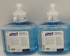 2 Refills Purell HEALTHY SOAP Gentle Free Foam Fragrance Free, 5072,  NO CAPS