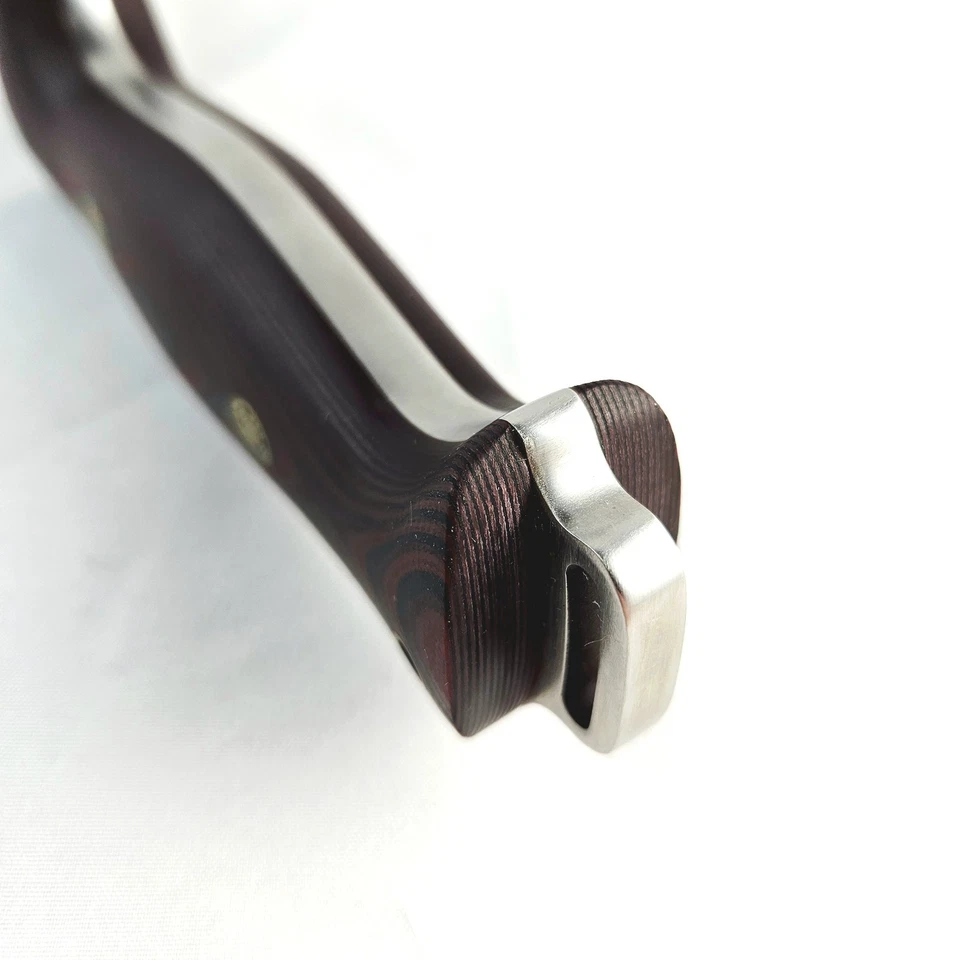 Cuchillos Bark River Crusader CPM3V rojo y negro SureTouch mosaico mate caja nueva abierta Foto 4 de 4