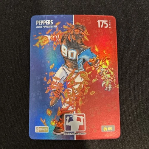2026 Bo Jackson Battle Arena Julius Peppers LOGO SSP Peppers Rare fire
