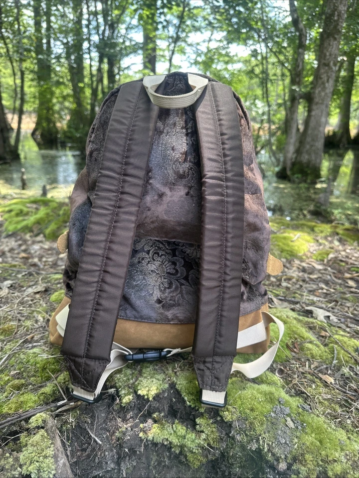 Mochila Japón The North Face Etiqueta Púrpura Hermoso Diseño Tapiz Foto 4 de 4