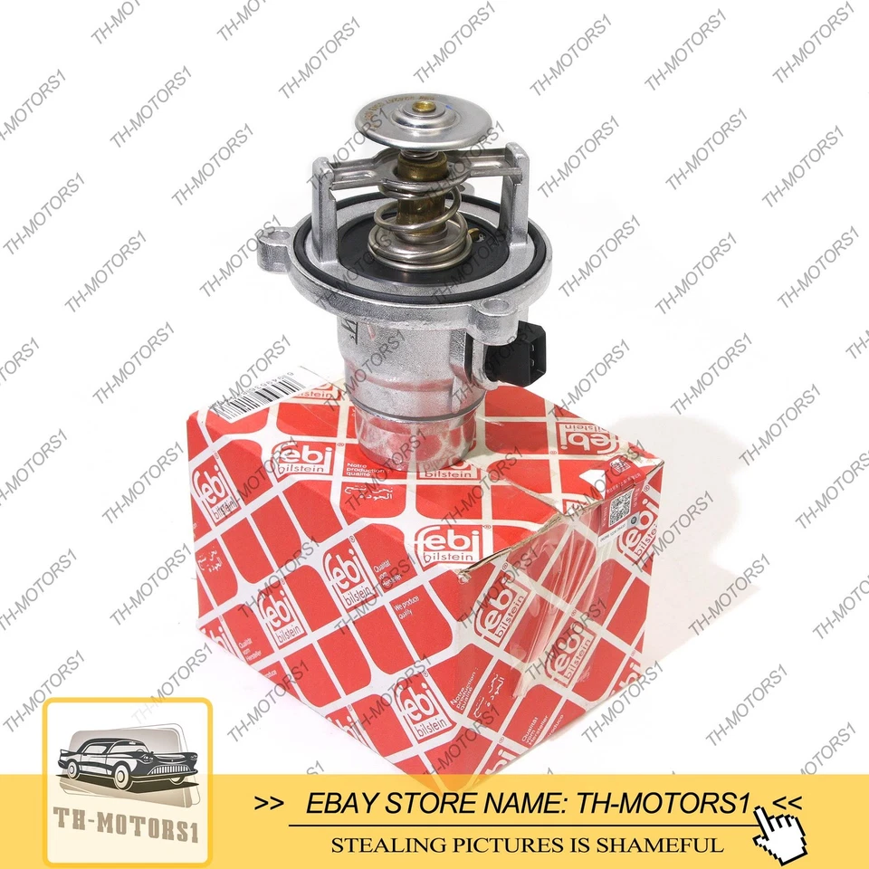 OEM Aluminum Thermostat w/ Housing For BMW X5 X6 E53 E60 E63 E64 E65 E66 E70 E71 Foto 2 de 4