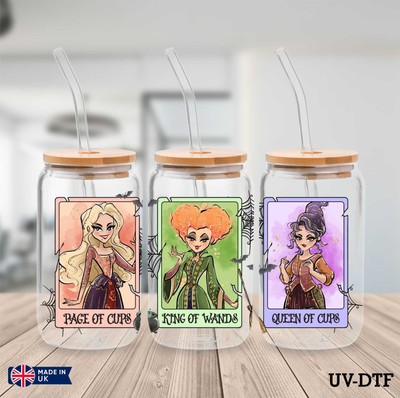 Hokuspokus UV DTF Aufkleber - 16oz Libbey Dose Glasfolie yd263