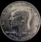 1976-D Kennedy Bicentennial Half Dollar 50c About Uncirculated Exact Coin Shown