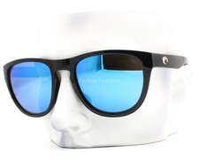 Costa Del Mar Sunglasses Irie Polished Black Blue Polarized Glass w/case