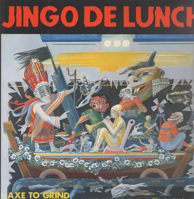 Jingo de Lunch Axe to Grind + INSERT NEAR MINT Hellhound Records Vinyl LP