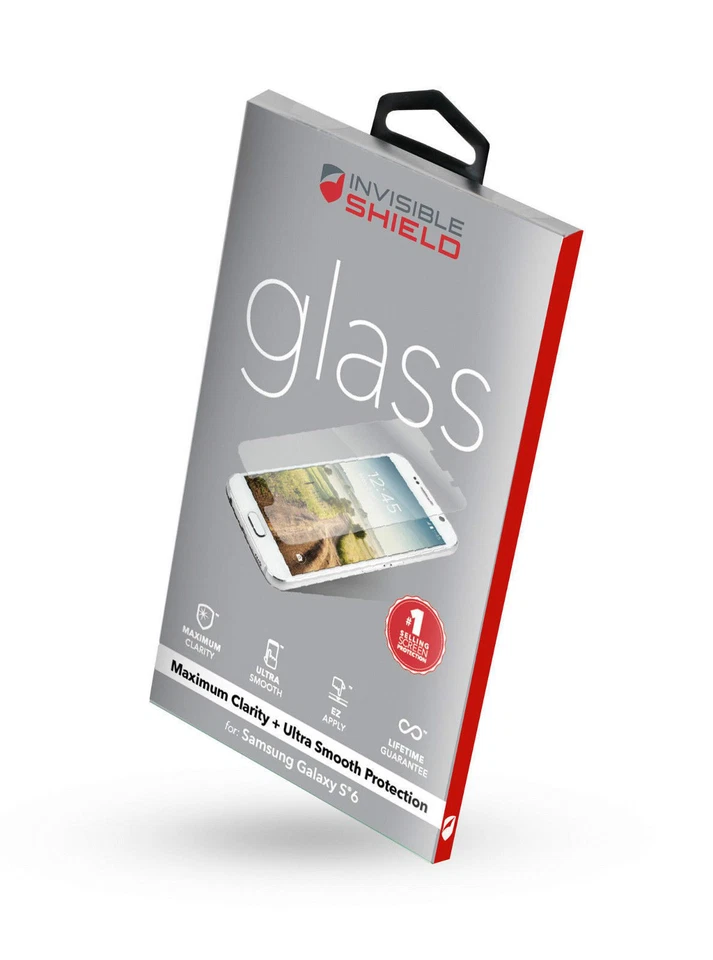 Protector Pantalla Cristal Transparente Protector Invisible Original ZAGG Samsung Galaxy S6 Foto 4 de 4