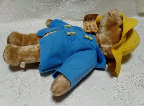 Vintage Eden Paddington Bear Plush 20" Stuffed Toys 1975 Tag Hat - Picture 7 of 15