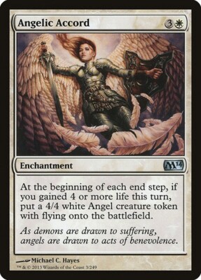 Angelic Accord 1x MtG 2014 m14 Core Edition SP/NM