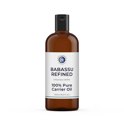 Mystic Moments | Babassu Refined Carrier Oil - 100% Pure - 500ml