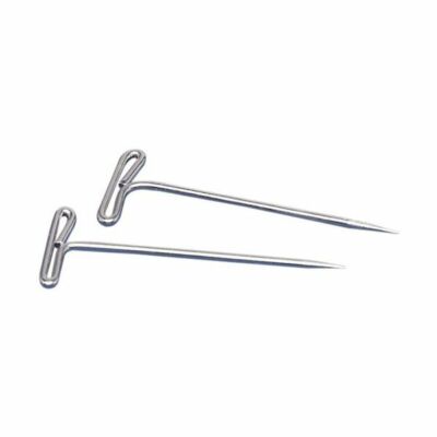 50-500 Steel T-PINS 2  long 9/16'' head Sewing Crafts Memos Macrame Models Wigs