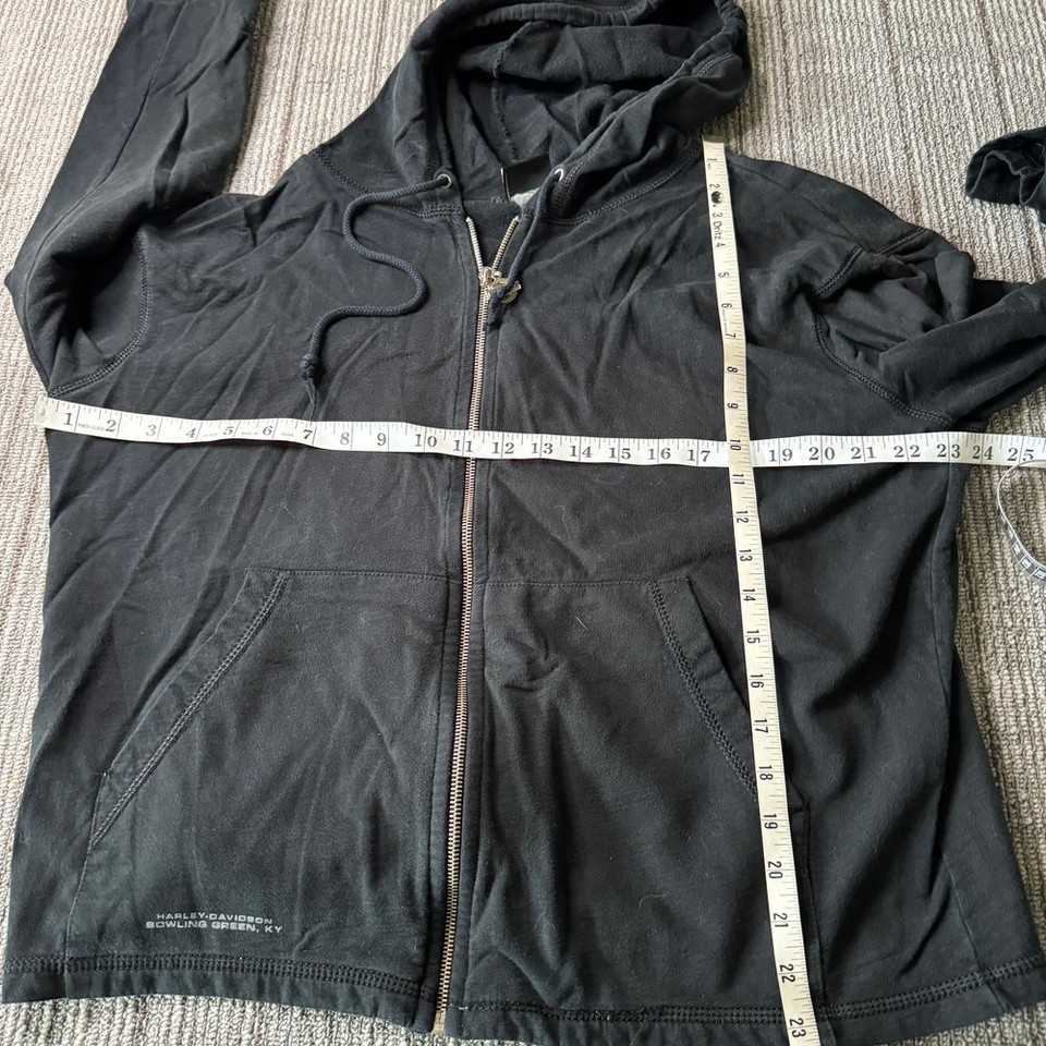 Harley Davidson Women's 2x long Sleeve Full Zip Hoodie Bowling Green Kentucky eBay