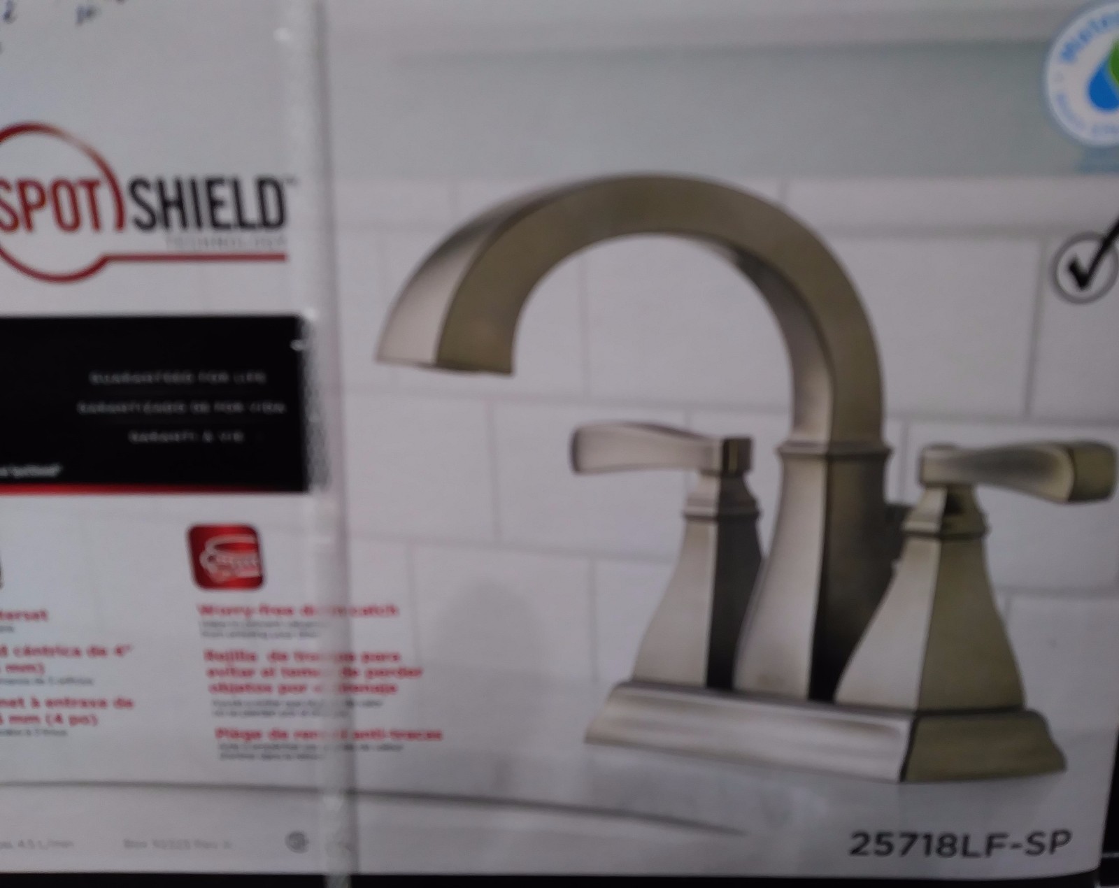 Delta Lakewood SpotShield Brushed Nickel 2 Handle Bathroom Faucet