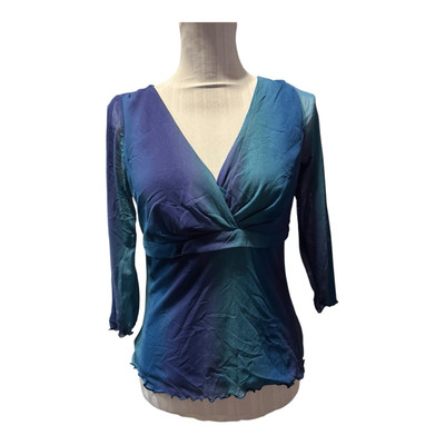 I.e. Blue and Green Blouse Size S NWT