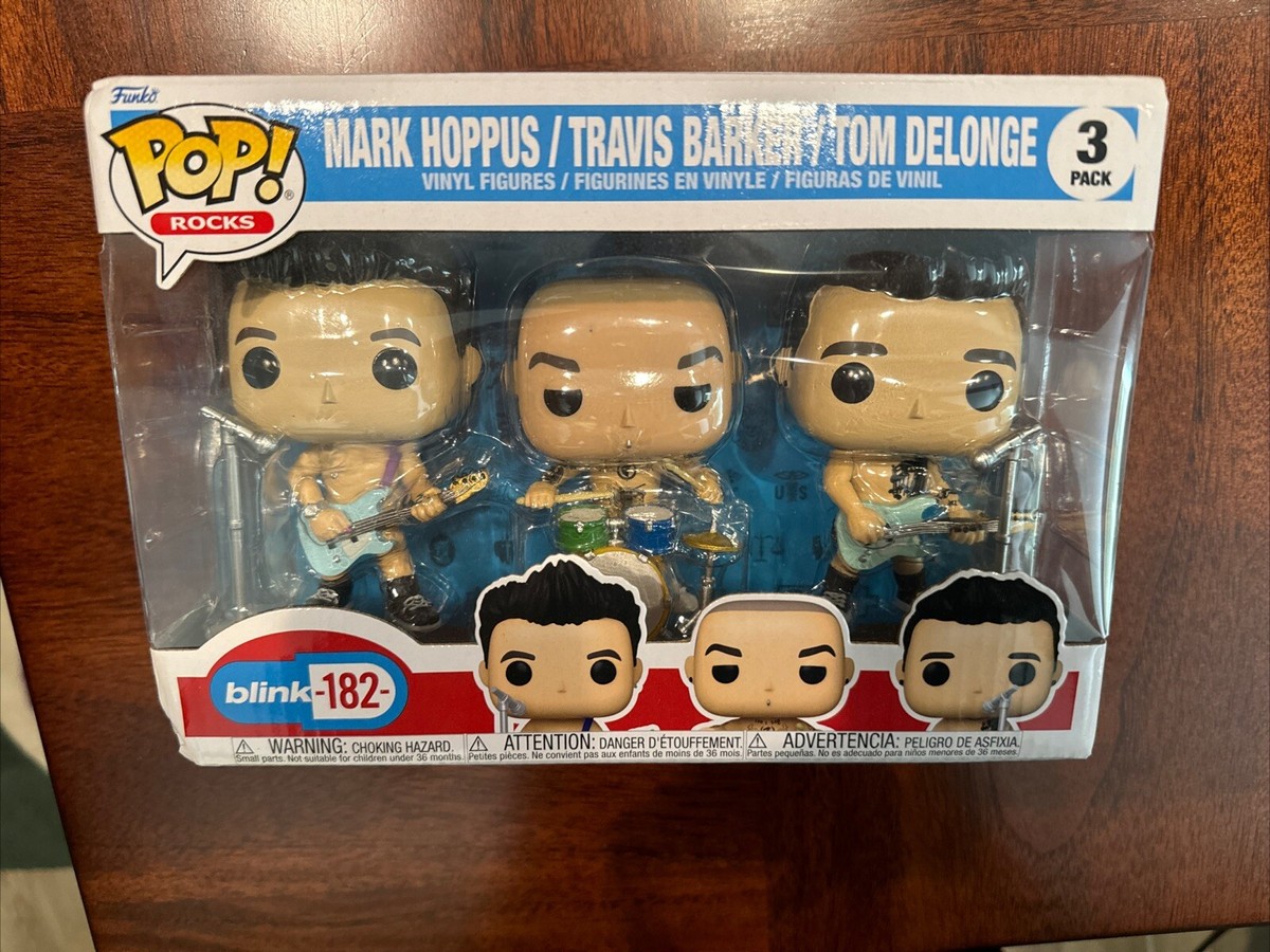 Funko Pop! BLINK-182 3 Pack Hot Topic Exclusive Tom Delonge Mark