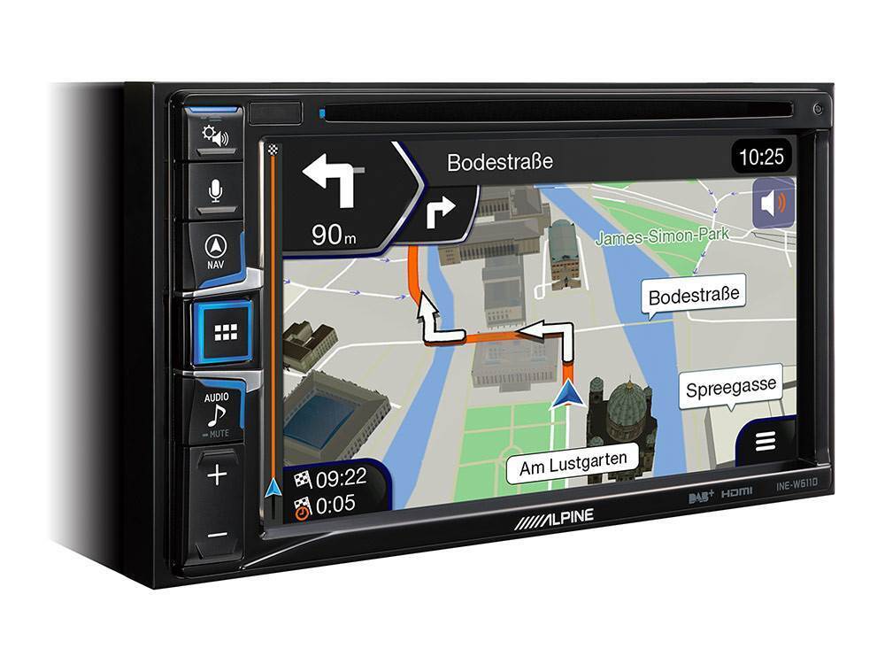 Alpine Navigation Apple CarPlay für VW T5 Transporter 2003-2015 rechtwinkling