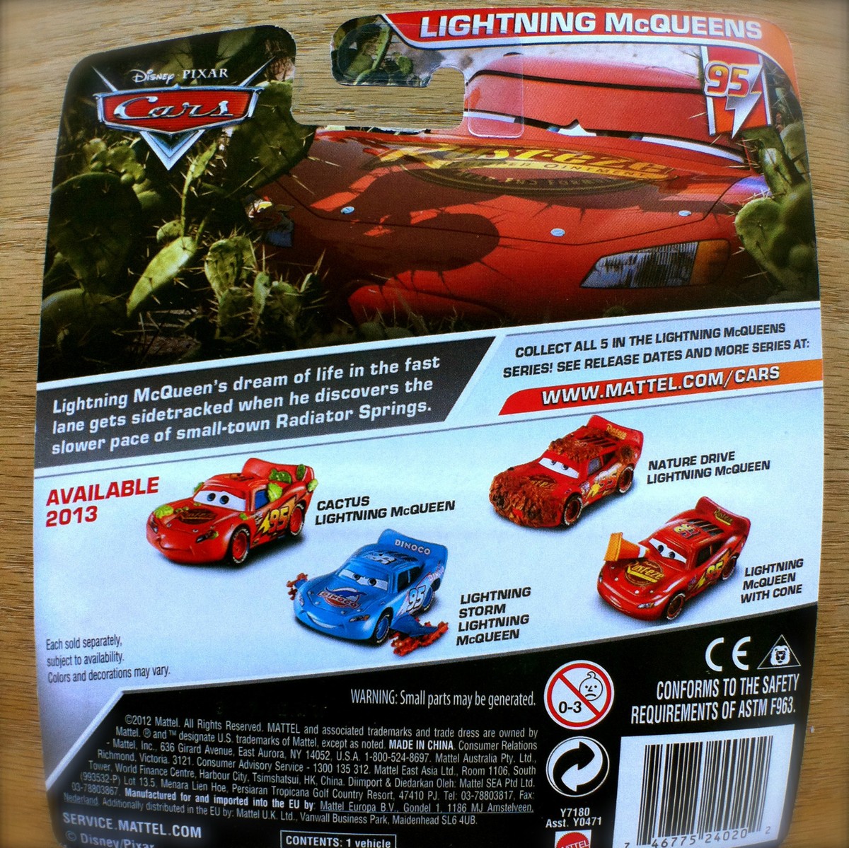 (未使用･未開封品)　MATTEL 2013 Disney-PIXAR "CARS" LIGHTNING McQUEENS "LIGHTNING McQUEEN WITH CONE"　マテル　「カーズ」　ライトニングマックイーンズ　「ラ 60wa65s Disney PIXAR Cars LIGHTNING MCQUEEN with CONE 2013 MCQUEENS