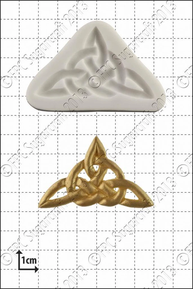 Molde de Silicona Nudo Celta Comida Uso FPC Pasta de Azúcar - Imagen 1 de 1
