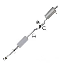 Stainless Steel Resonator Muffler Exhaust System Kit Fit:10-2011 Honda CRV 2.4L